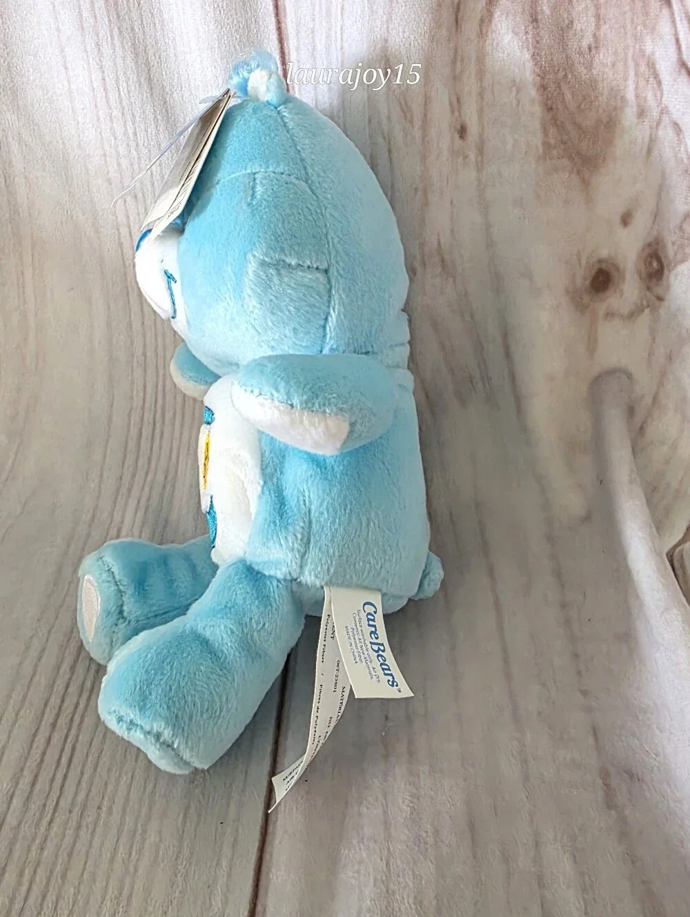 Care Bears Bedtime Bear Plush Toy With Tags 20th Anniversary Blue 9 Inch 2003